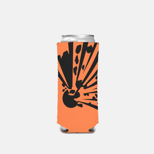 Print On Demand - Slim Can Cooler - "High Explosives Hazard"