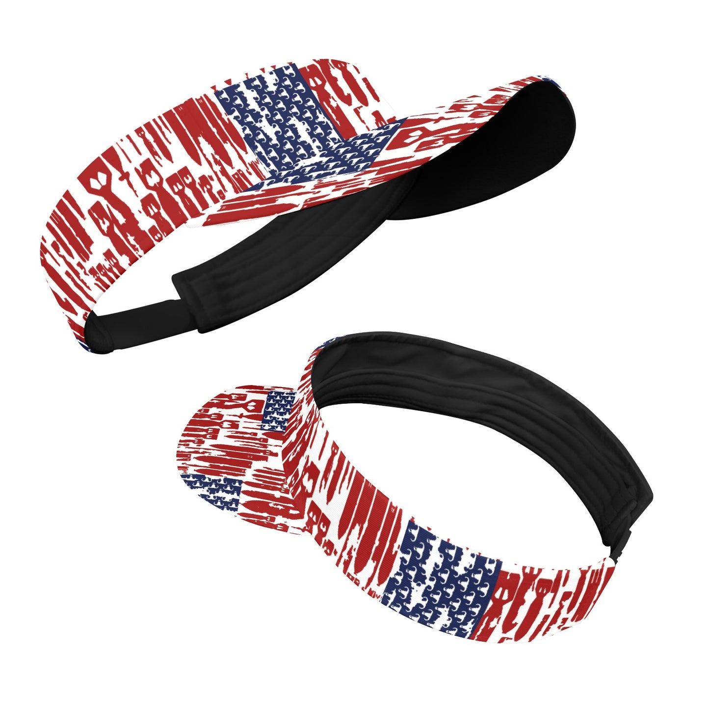 Sports Visor - "EOD Bomb Flag"
