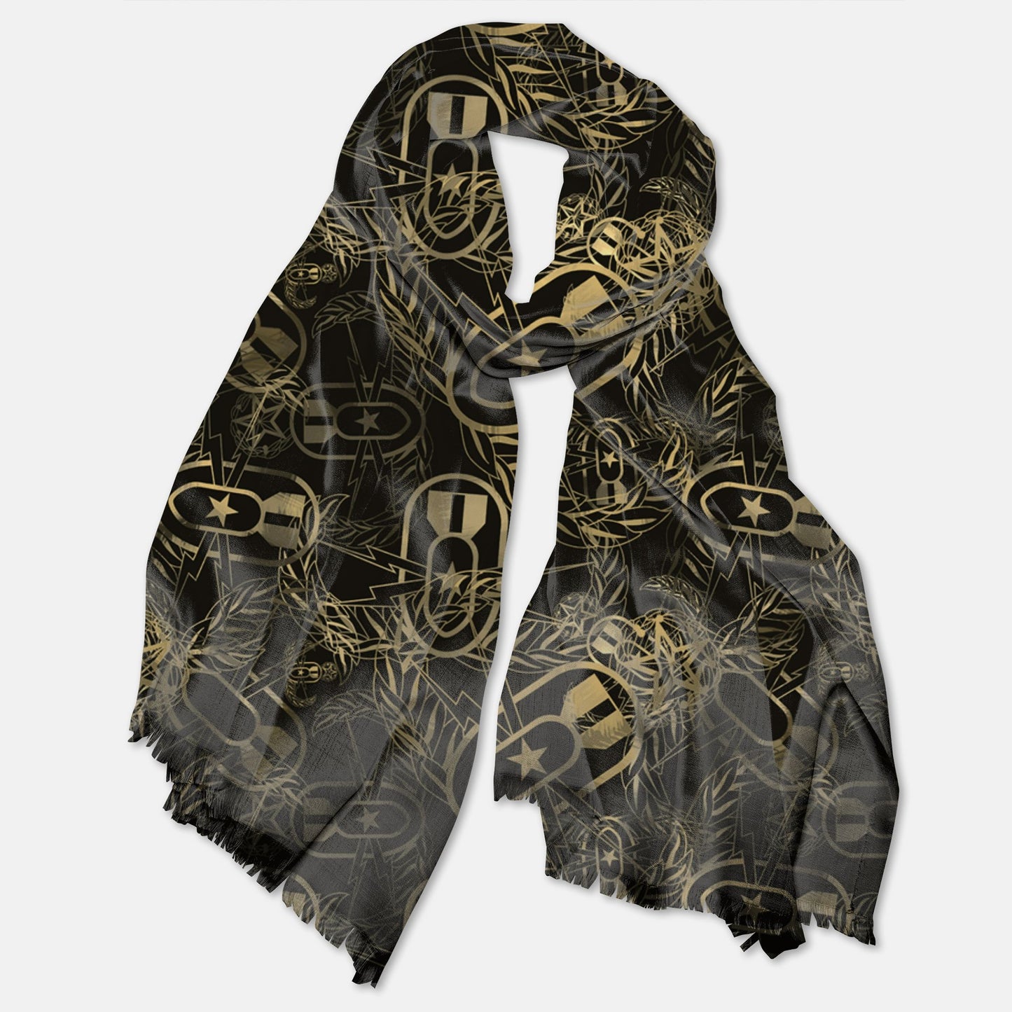 Pashmina Scarf - "It's 5 o'clock Somewhere" (Tan)