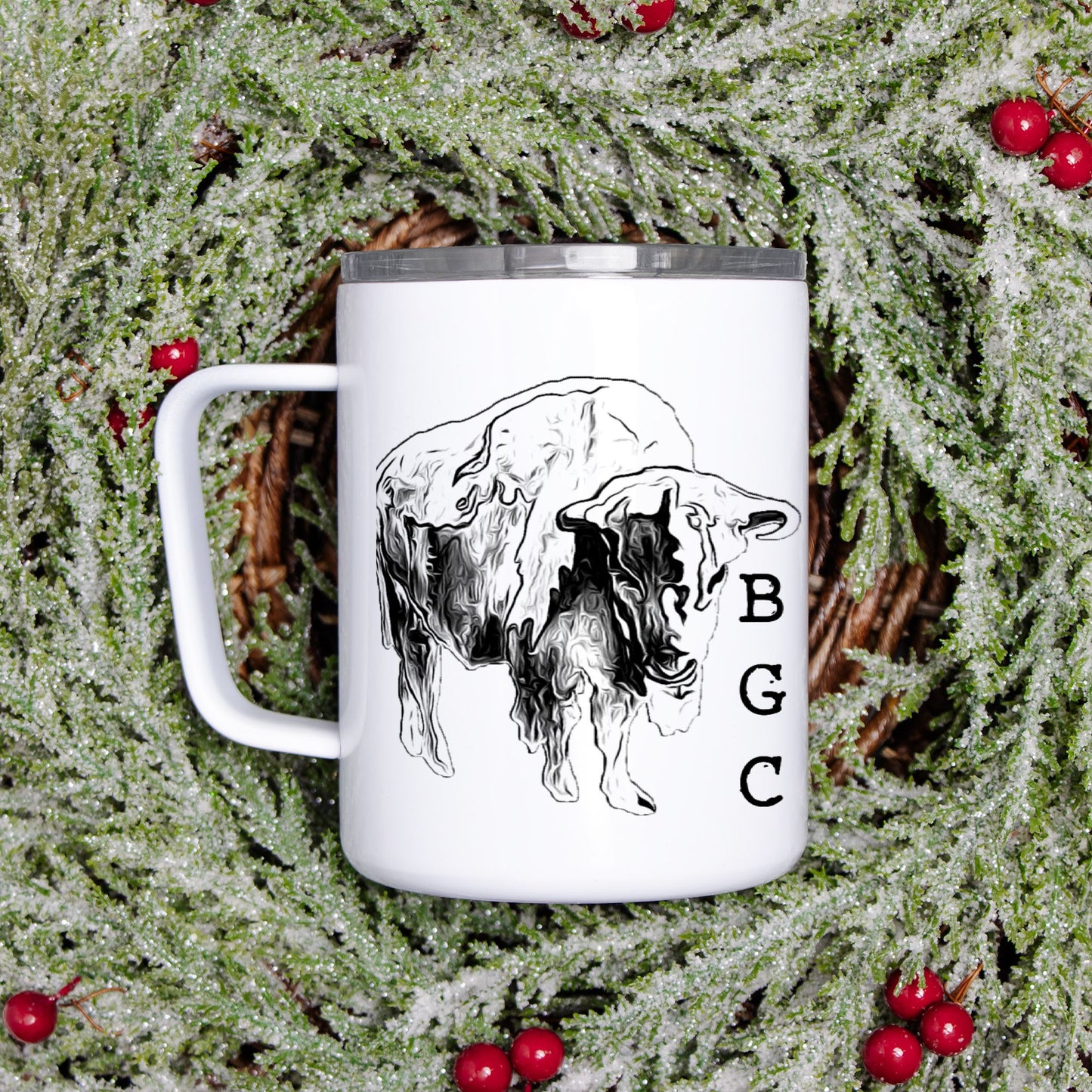 Travel Mug - "Melting Bison"