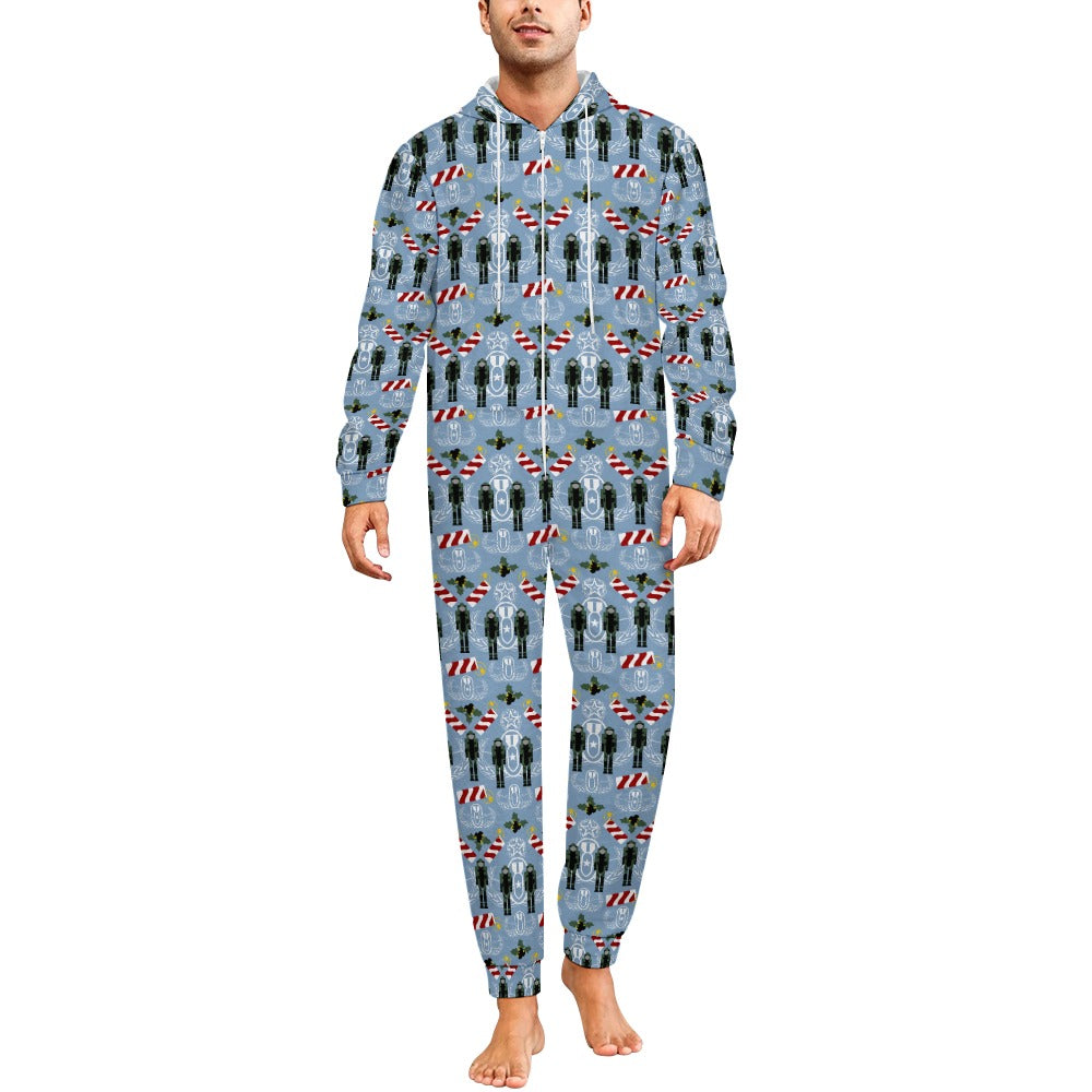 Adult Plush Onesie - "Ugly EOD Christmas Sweater"