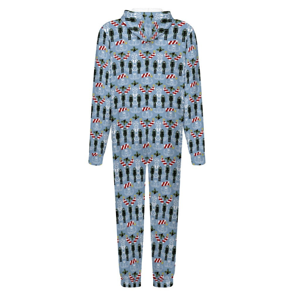 Adult Plush Onesie - "Ugly EOD Christmas Sweater"