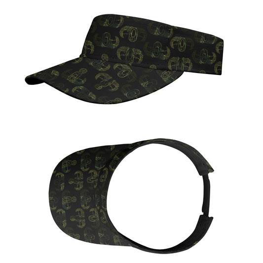 Sports Visor - "EOD Badge Rows" (War Paint)