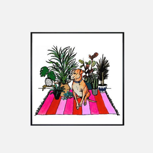 Print (12" x 12") - "Sienna Menna, the Pretty Pittie"