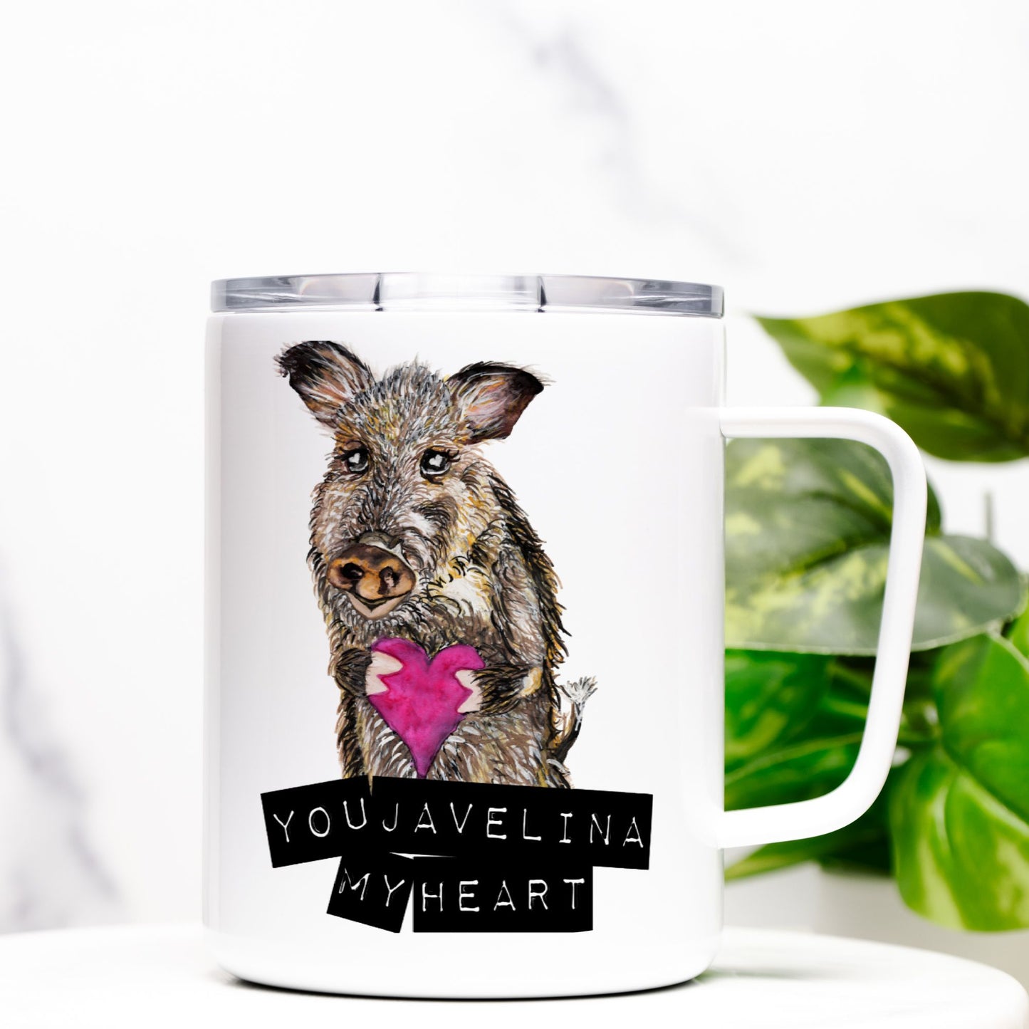 Travel Mug - "You Javelina My Heart"
