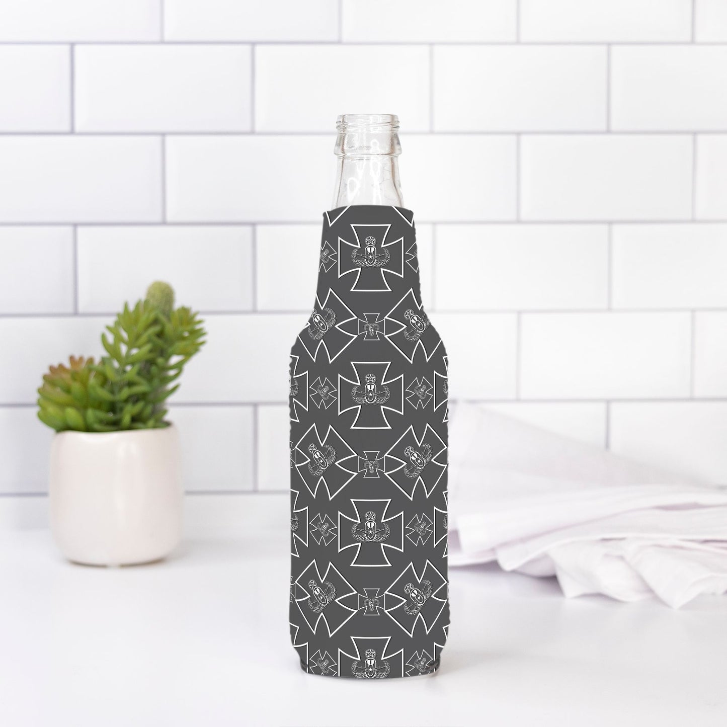 Print On Demand - Bottle Wrap - "EODMC Iron Cross Logo"