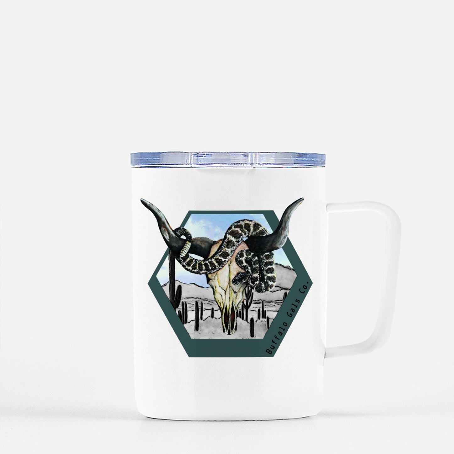 Travel Mug - "Diamondback Desert"