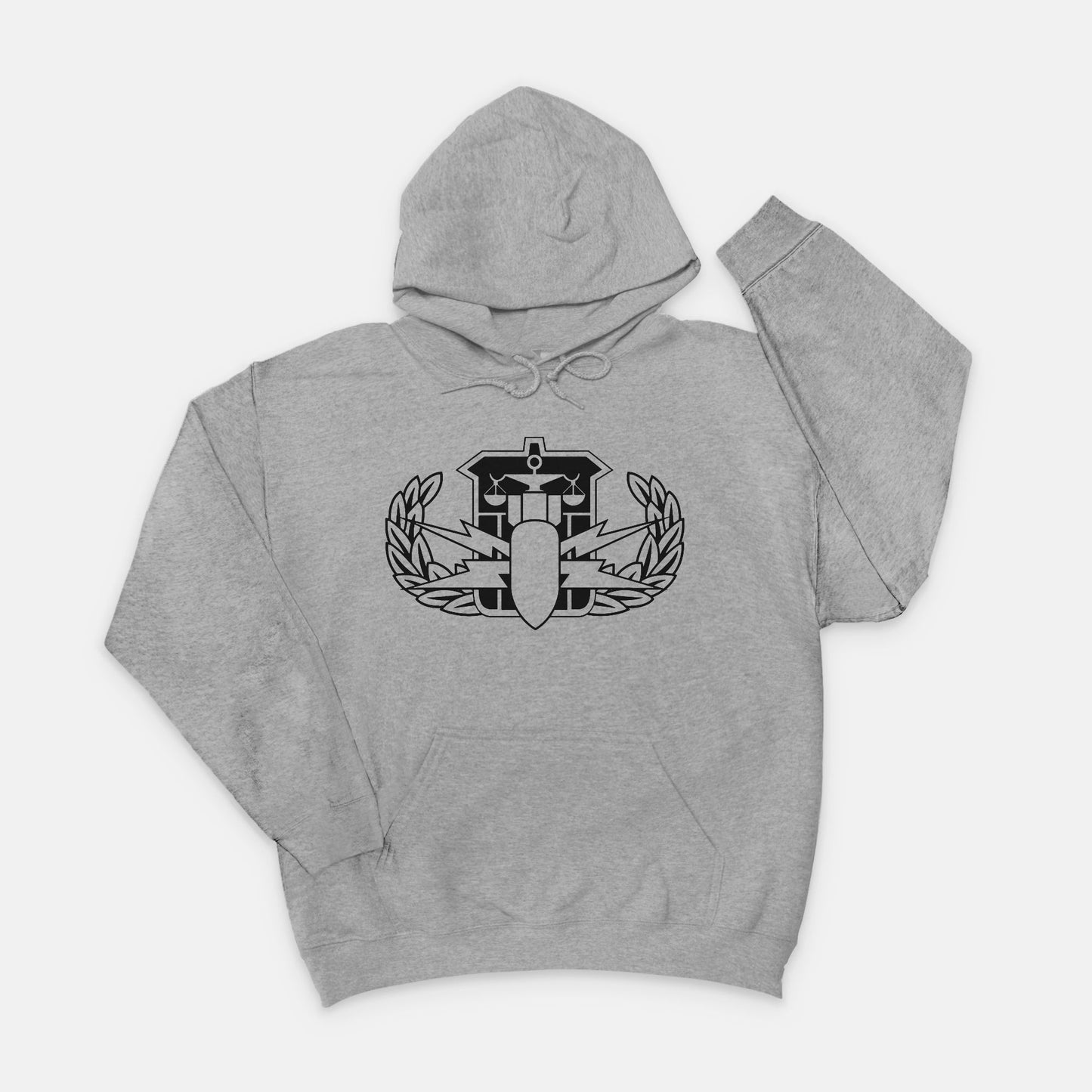 Hoodie - "HDS Badge" (Grey)