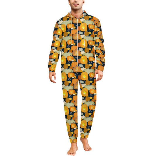Adult Plush Onesie - E-O-Mother Pumpkin-D