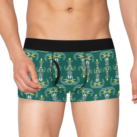 Men's Boxer Briefs with Fly - "EOD Crab Trees"