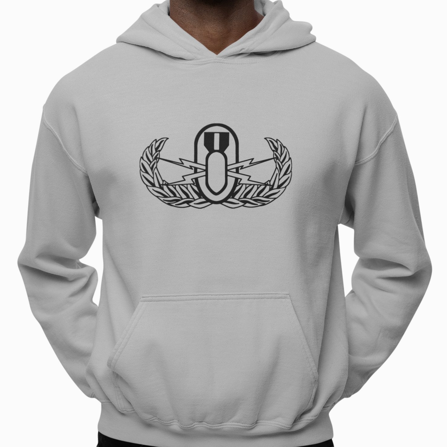 Hoodie - "EOD Basic Badge" (Grey)