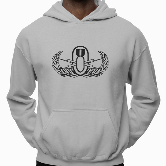 Hoodie - "EOD Basic Badge" (Grey)