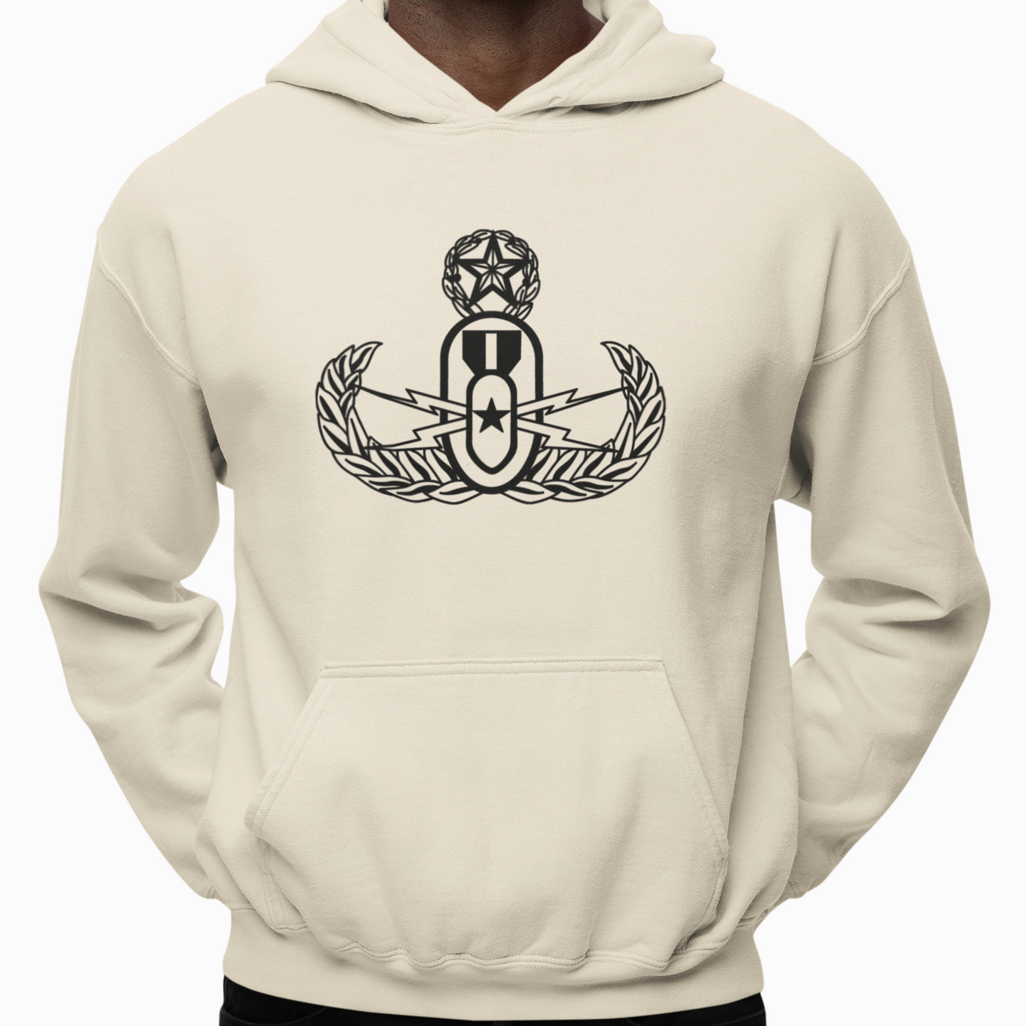 Hoodie - "EOD Master Badge" (Sand)
