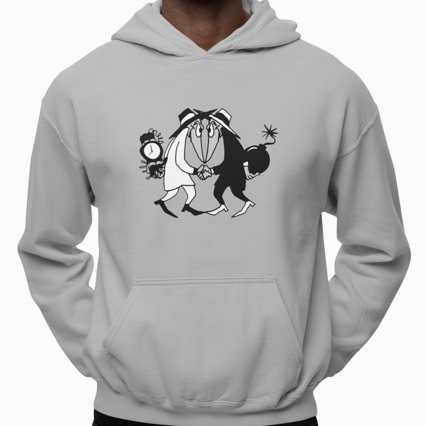 Hoodie - "Secret Agents" (Grey)