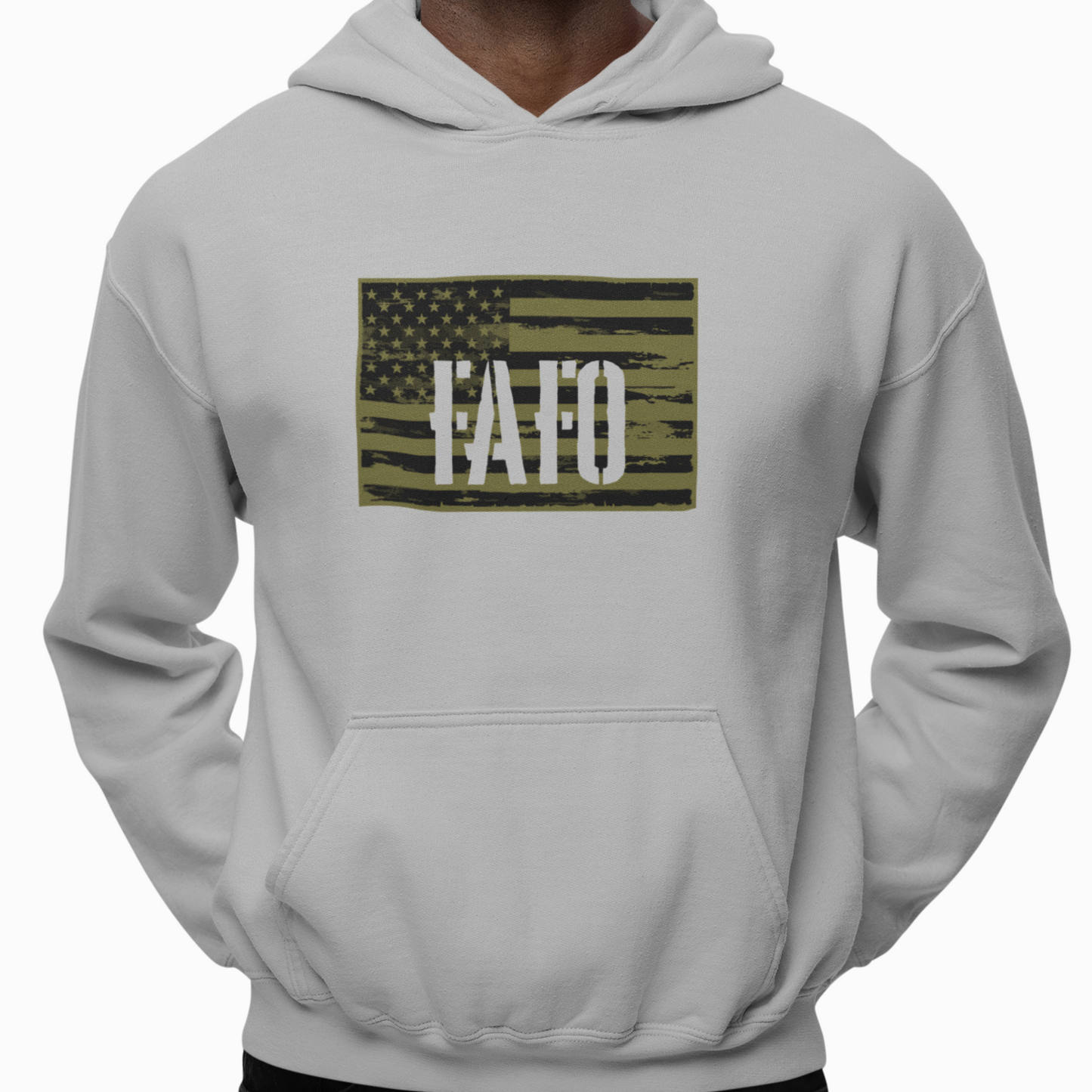 Hoodie - "FAFO" (Grey)