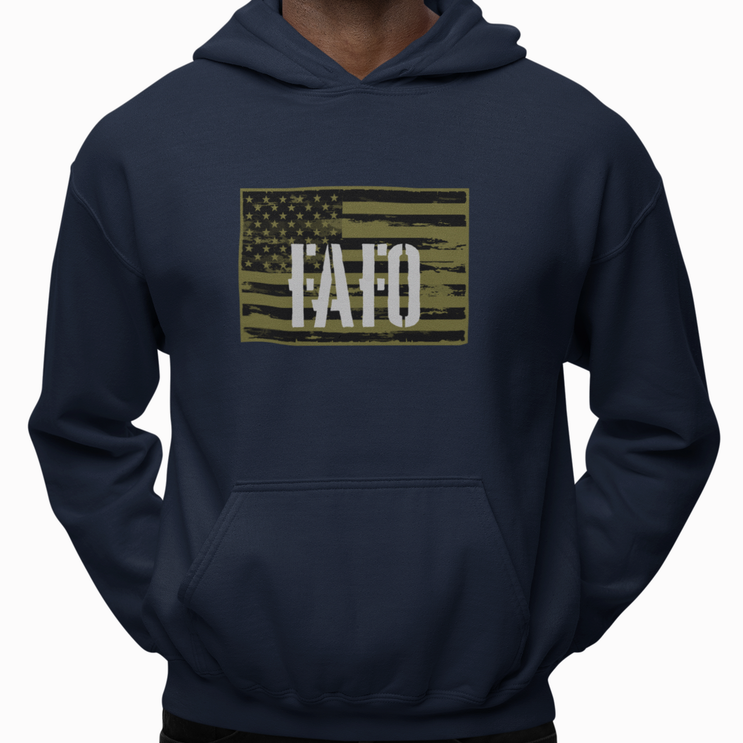 Hoodie - "FAFO" (Navy)