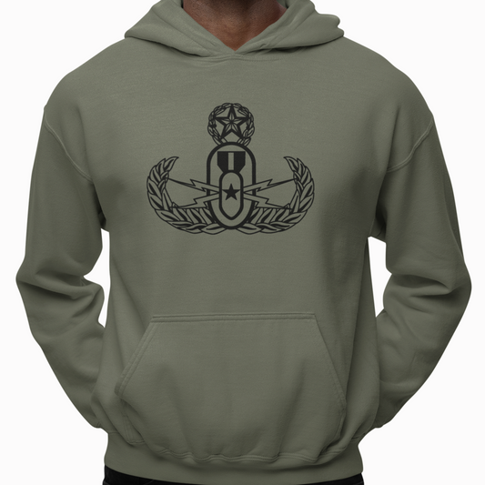 Hoodie - "EOD Master Badge" (Olive)