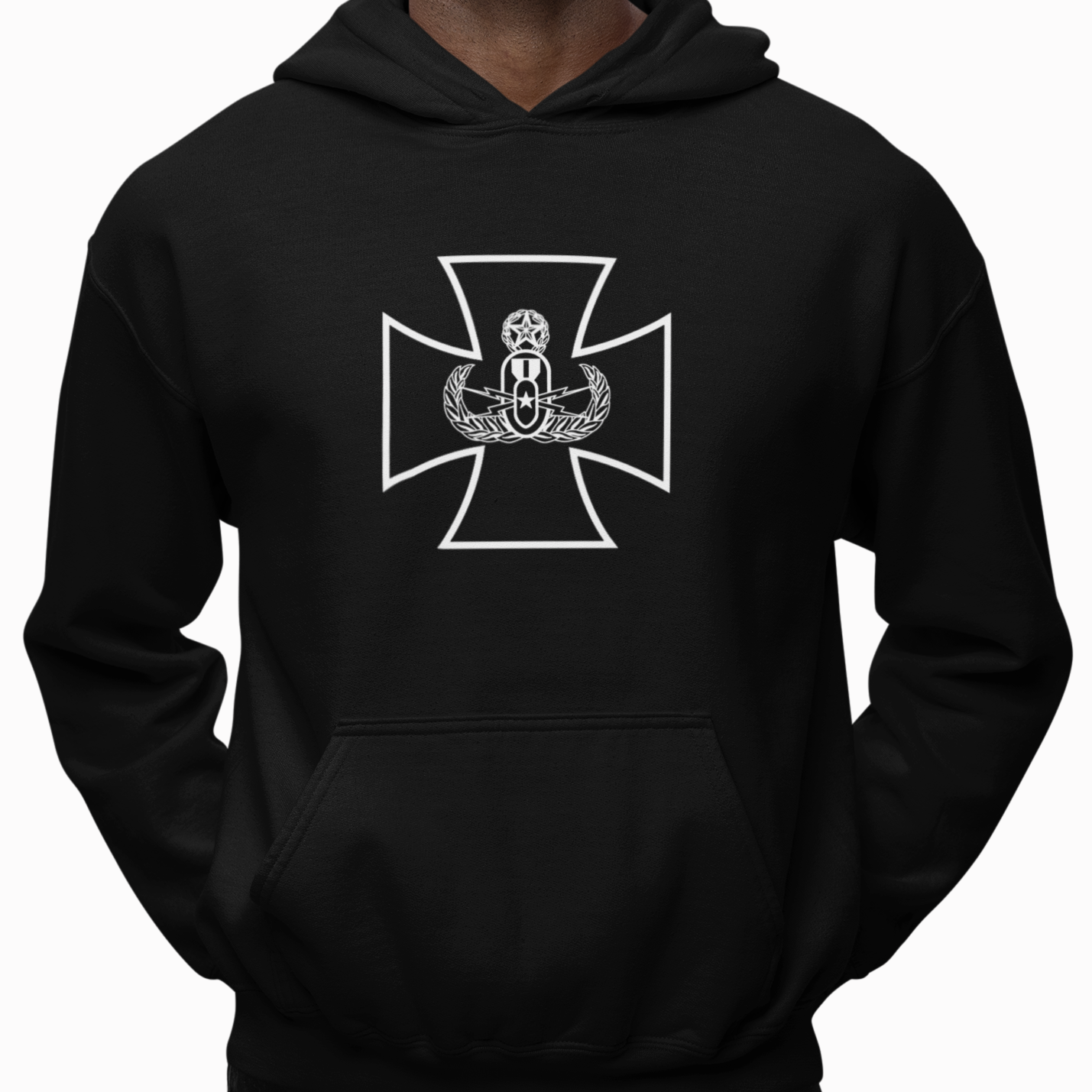 Hoodie - "EODMC Iron Cross"