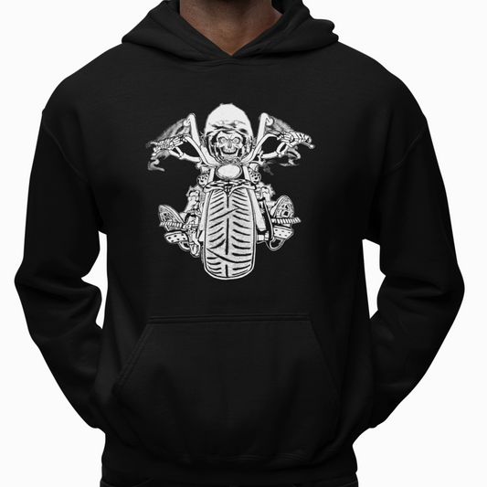 Hoodie - "Bomb Suit Biker"