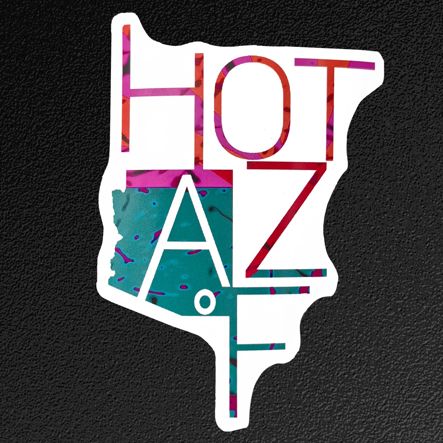 Vinyl Sticker/Decal - "Hot AZ F" (Colors)