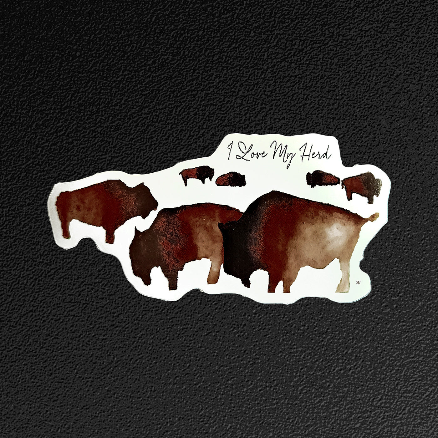 "I Love My Herd" Vinyl Sticker/Decal