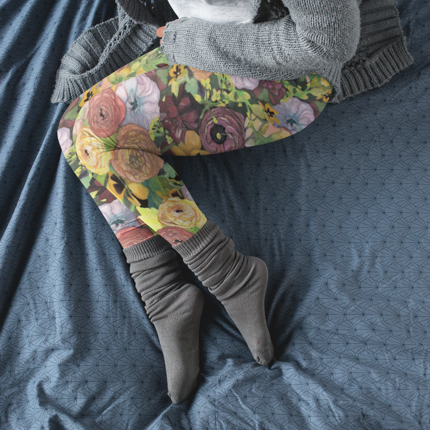 Spring Poppy Leggings