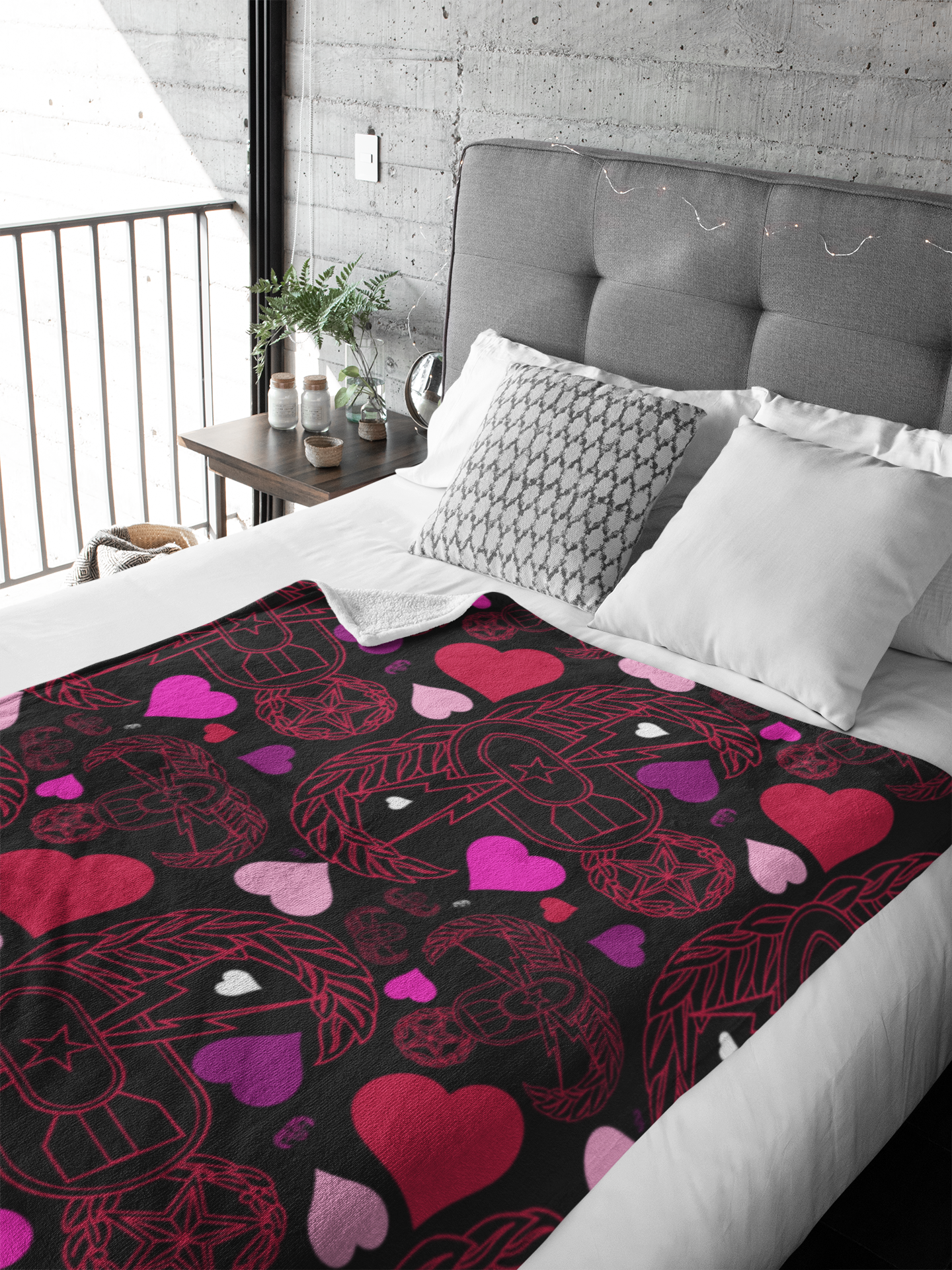 Pre-Order "EOD Valentine" Plush Throw Blanket