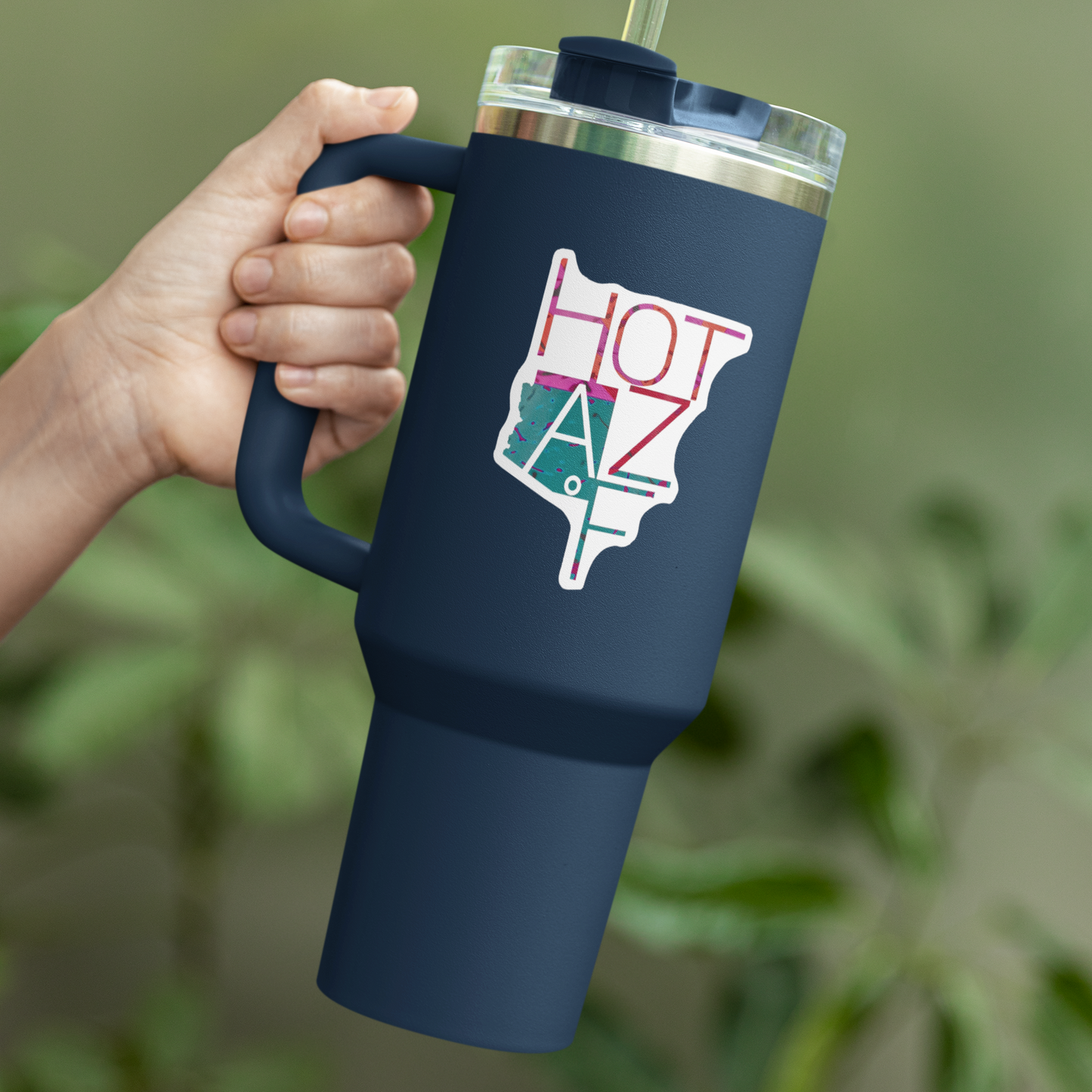 Vinyl Sticker/Decal - "Hot AZ F" (Colors)