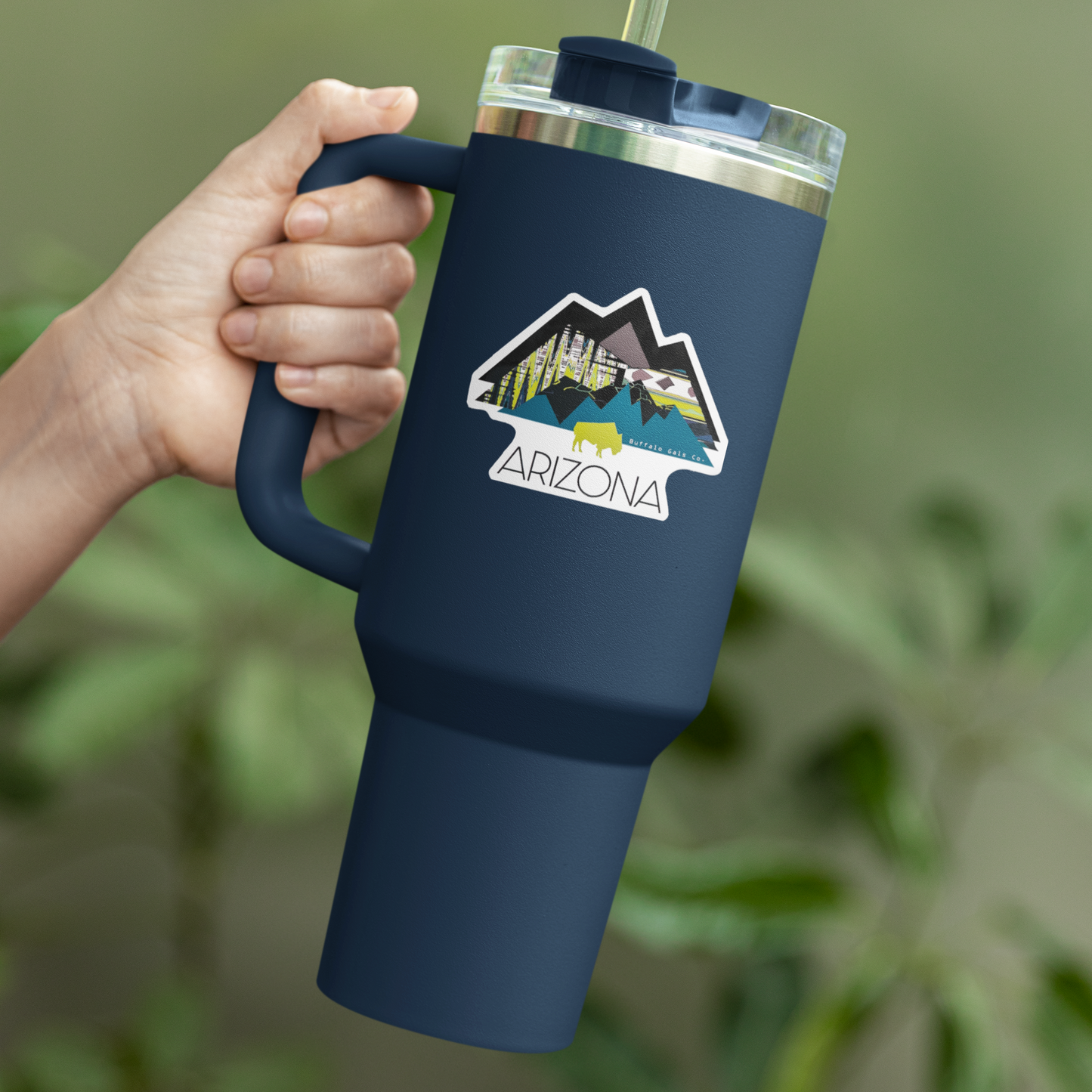 Vinyl Sticker/Decal - "Chartreuse Mountains ARIZONA"