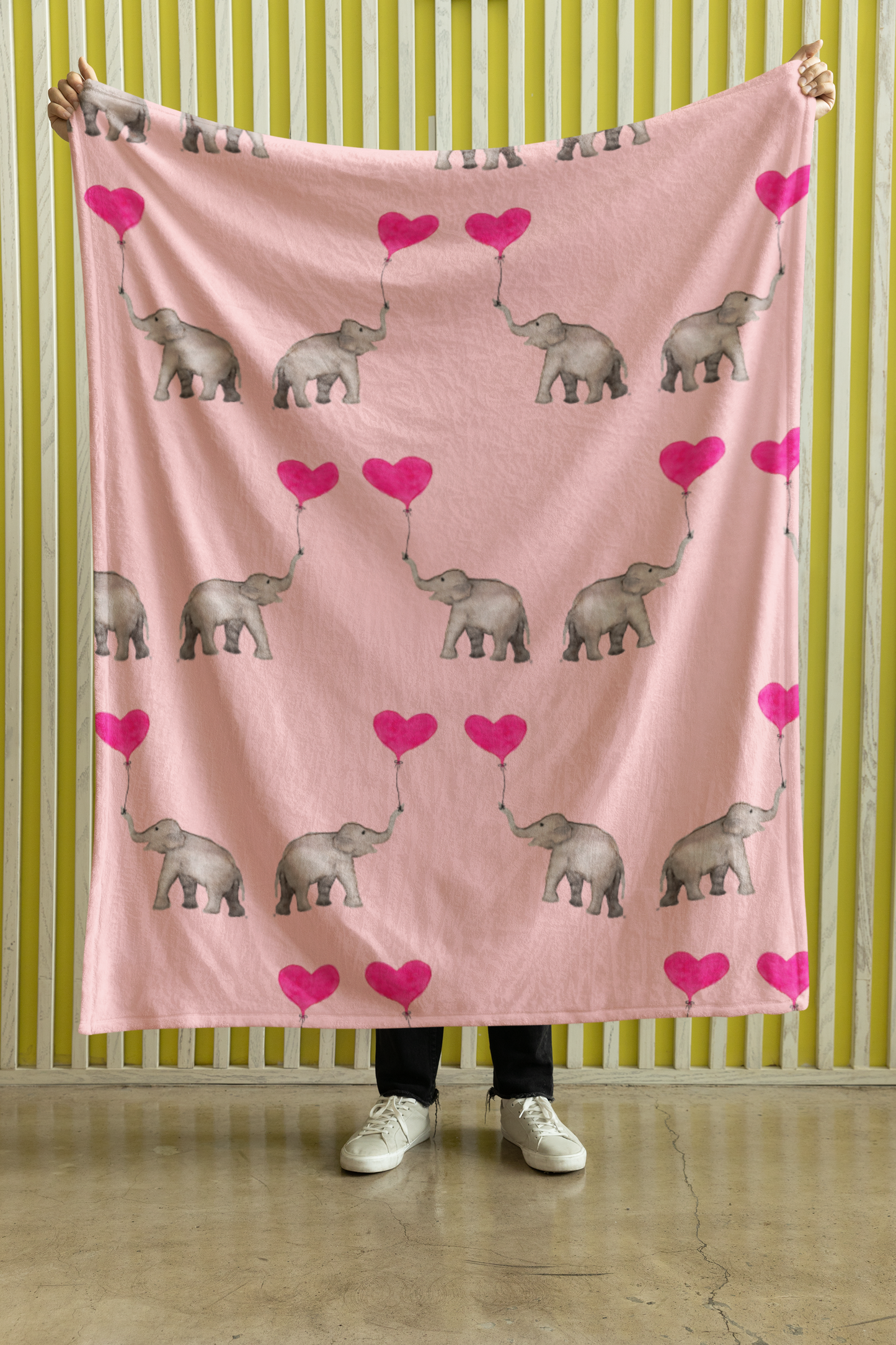 Pre-Order "Pure Joy" Plush Throw Blanket (Pink)