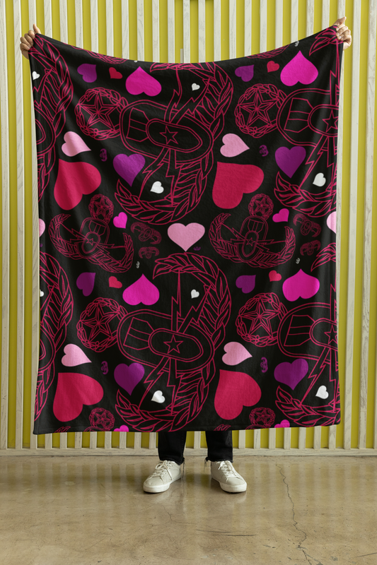 Pre-Order "EOD Valentine" Plush Throw Blanket