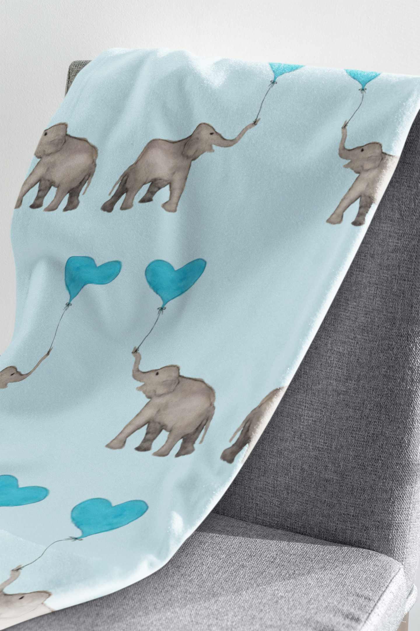 Pre-Order "Pure Joy" Plush Throw Blanket (Blue)