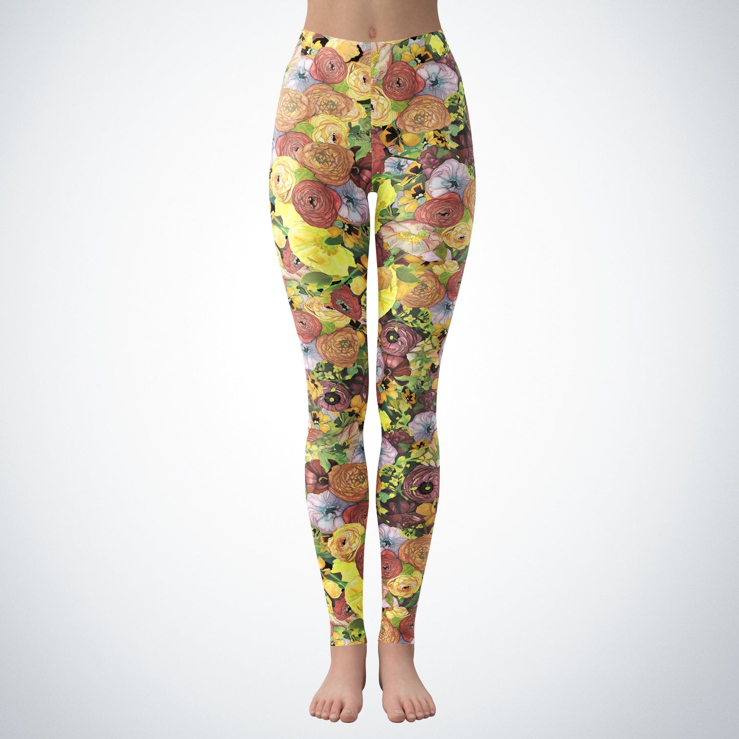 Spring Poppy Leggings