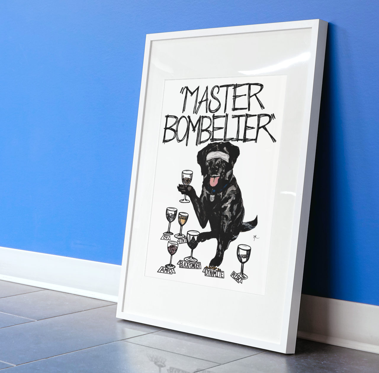 Print (11" x 14") - "Master Bombelier"