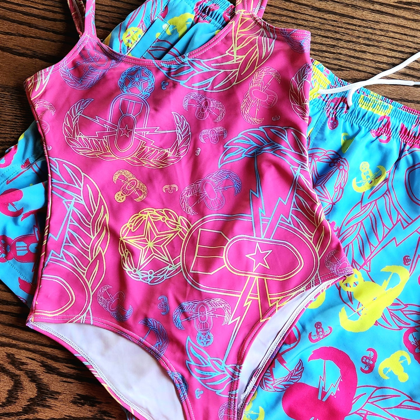 Men's Swim Trunks - "EOD Party"