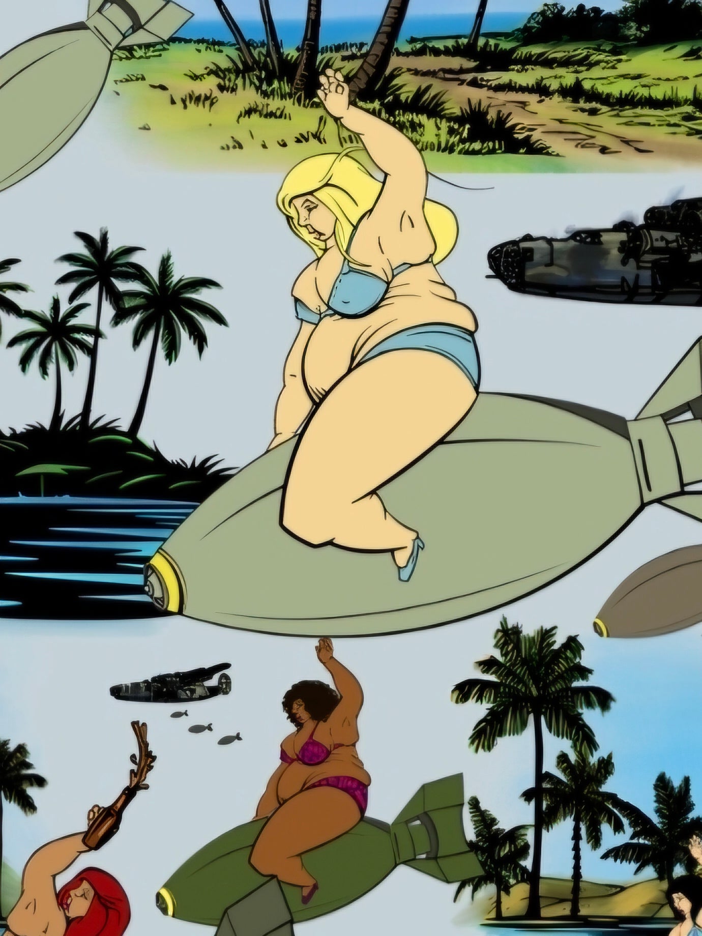 Hawaiian Shirt - "Big Boomer Babe Bombshells" (PRE-ORDER)