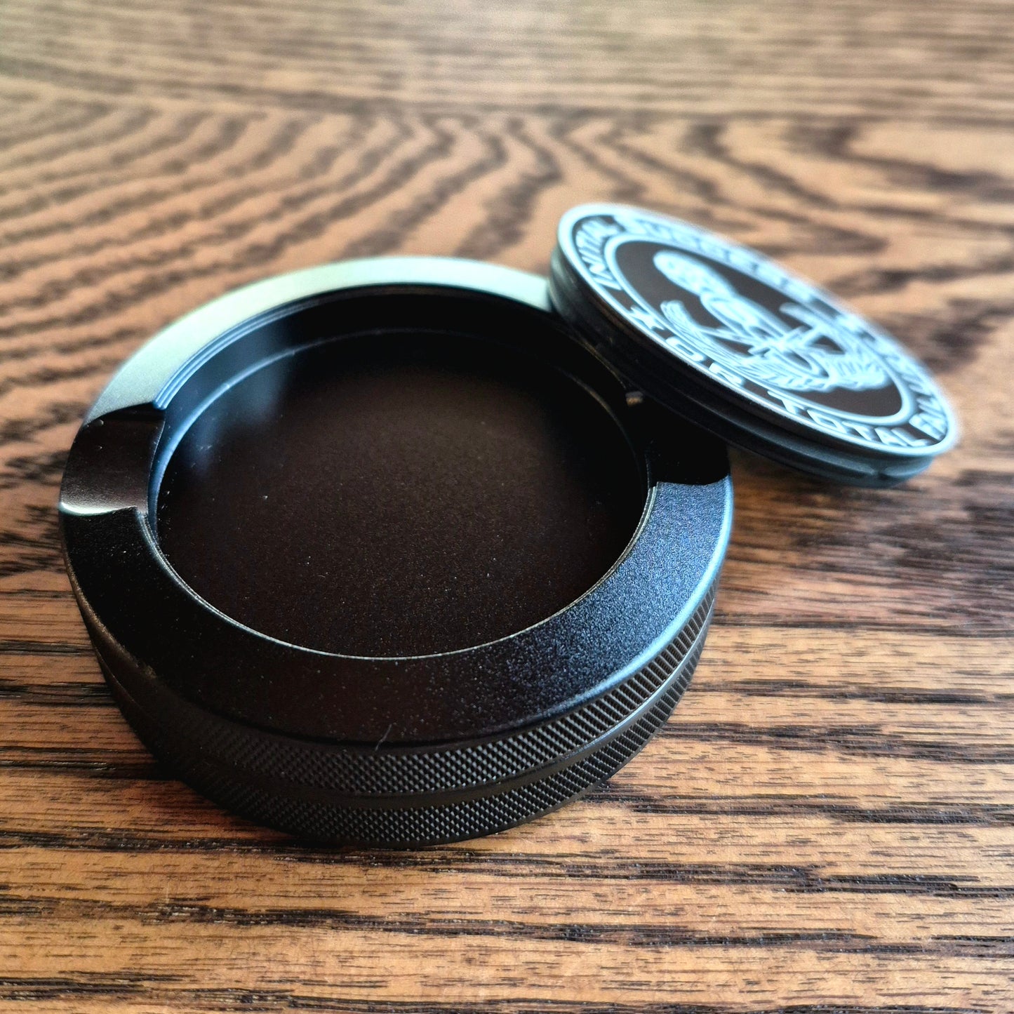 Smokeless Nicotine Container - "EOD Coin" (Black)