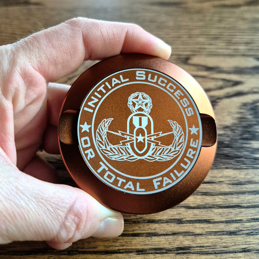 Smokeless Nicotine Container - "EOD Coin" (Copper)