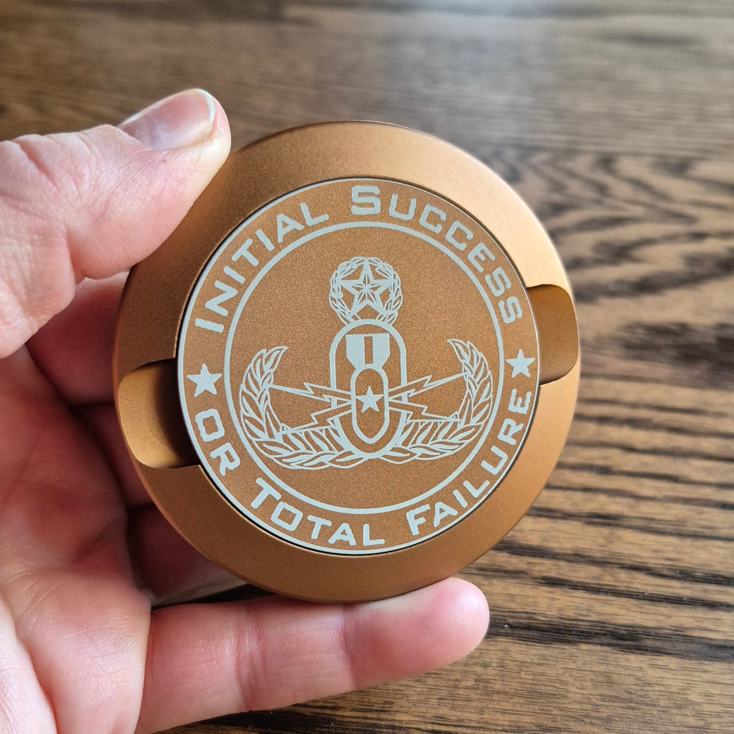 Smokeless Nicotine Container - "EOD Coin"