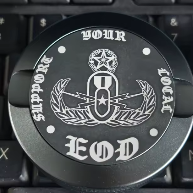 Pre-Order: Smokeless Nicotine Container - "Support Your Local EOD"