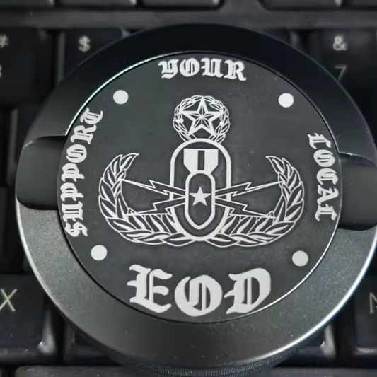 Pre-Order: Smokeless Nicotine Container - "Support Your Local EOD"