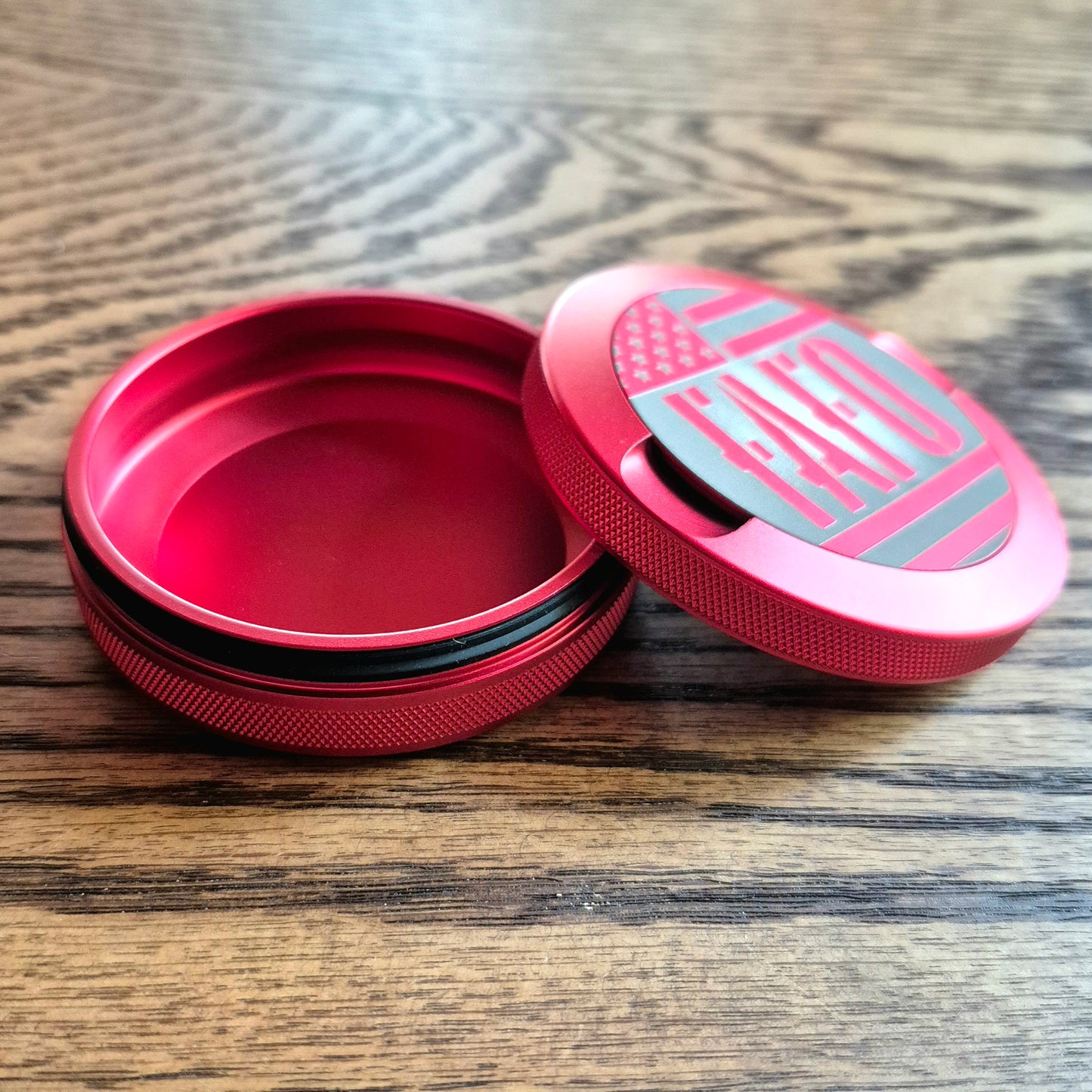 Smokeless Nicotine Container - "FAFO American Flag"
