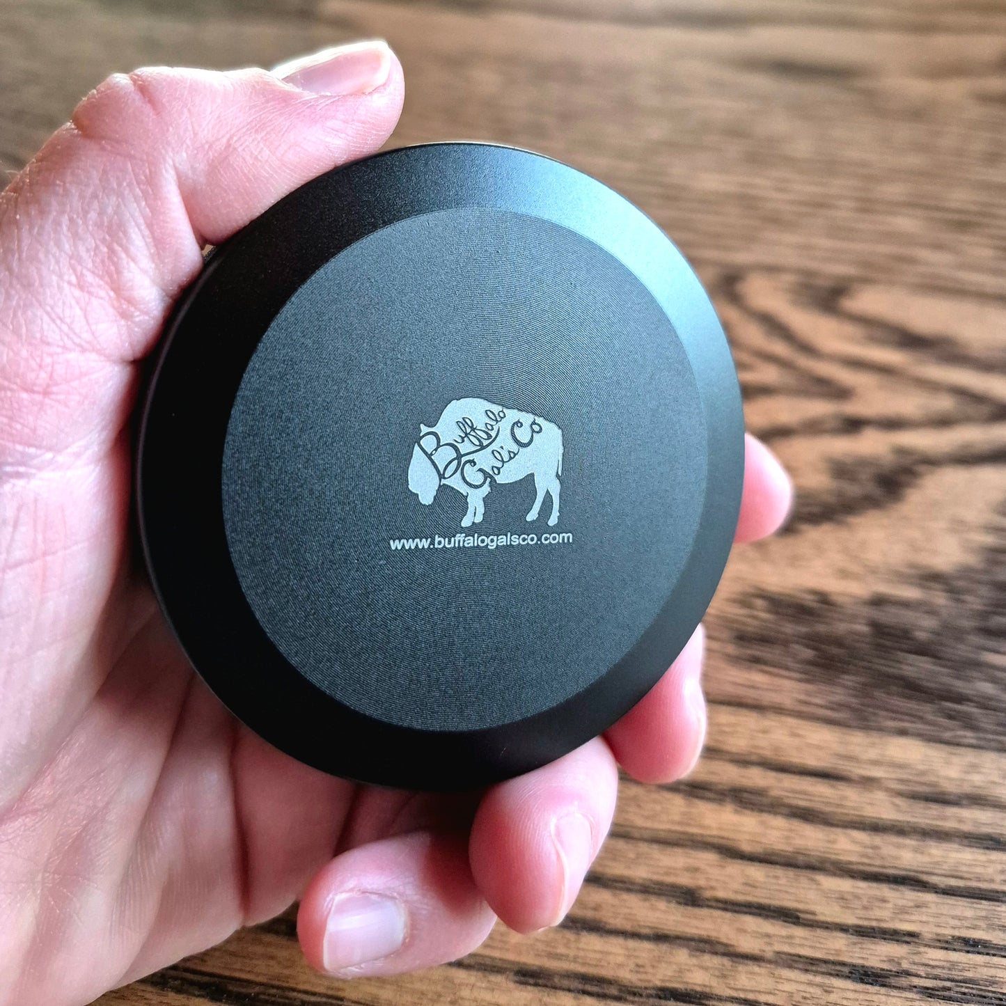 Smokeless Nicotine Container - "EOD Coin" (Black)