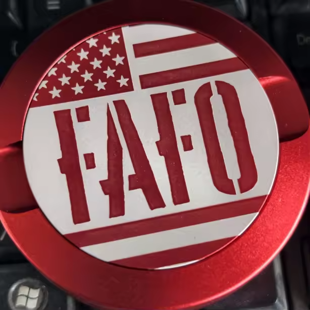 Pre-Order: Smokeless Nicotine Container - "FAFO American Flag"