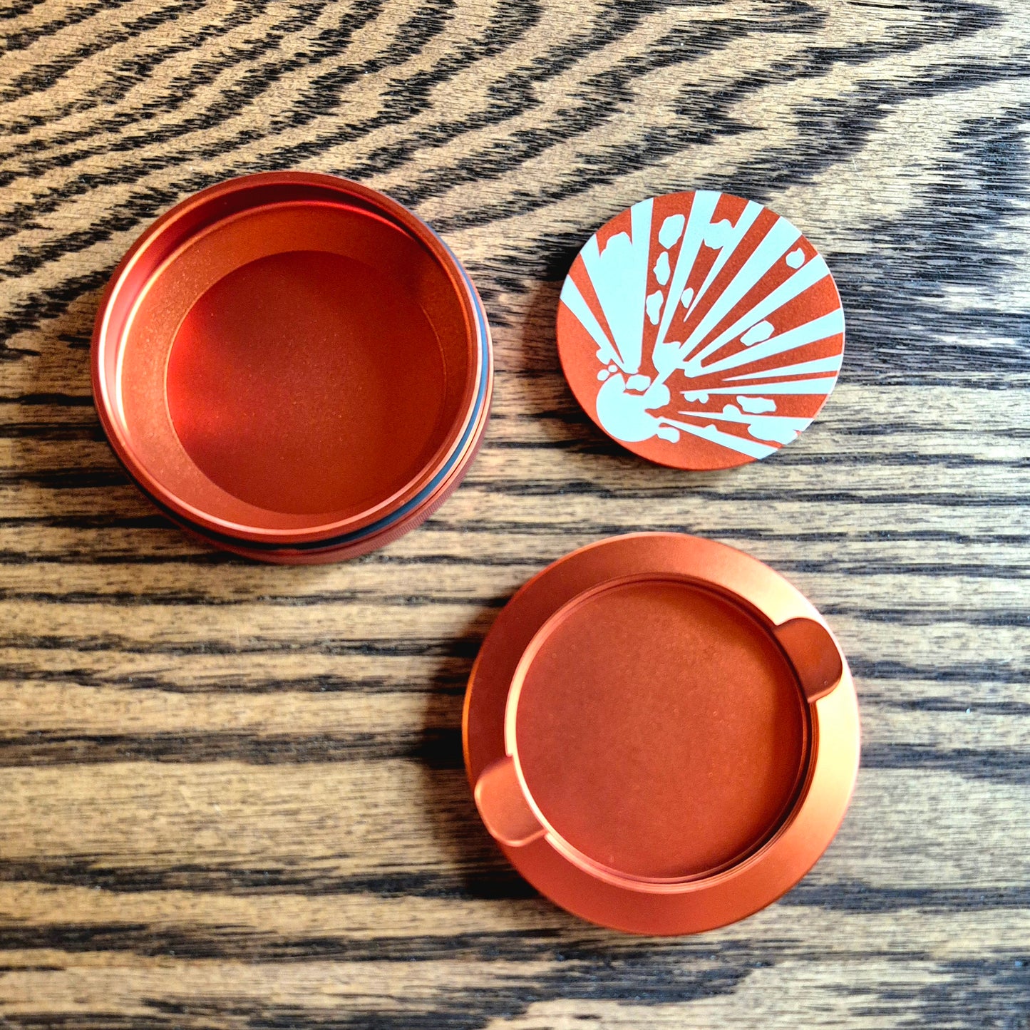 Smokeless Nicotine Container - "High Explosives Hazard"