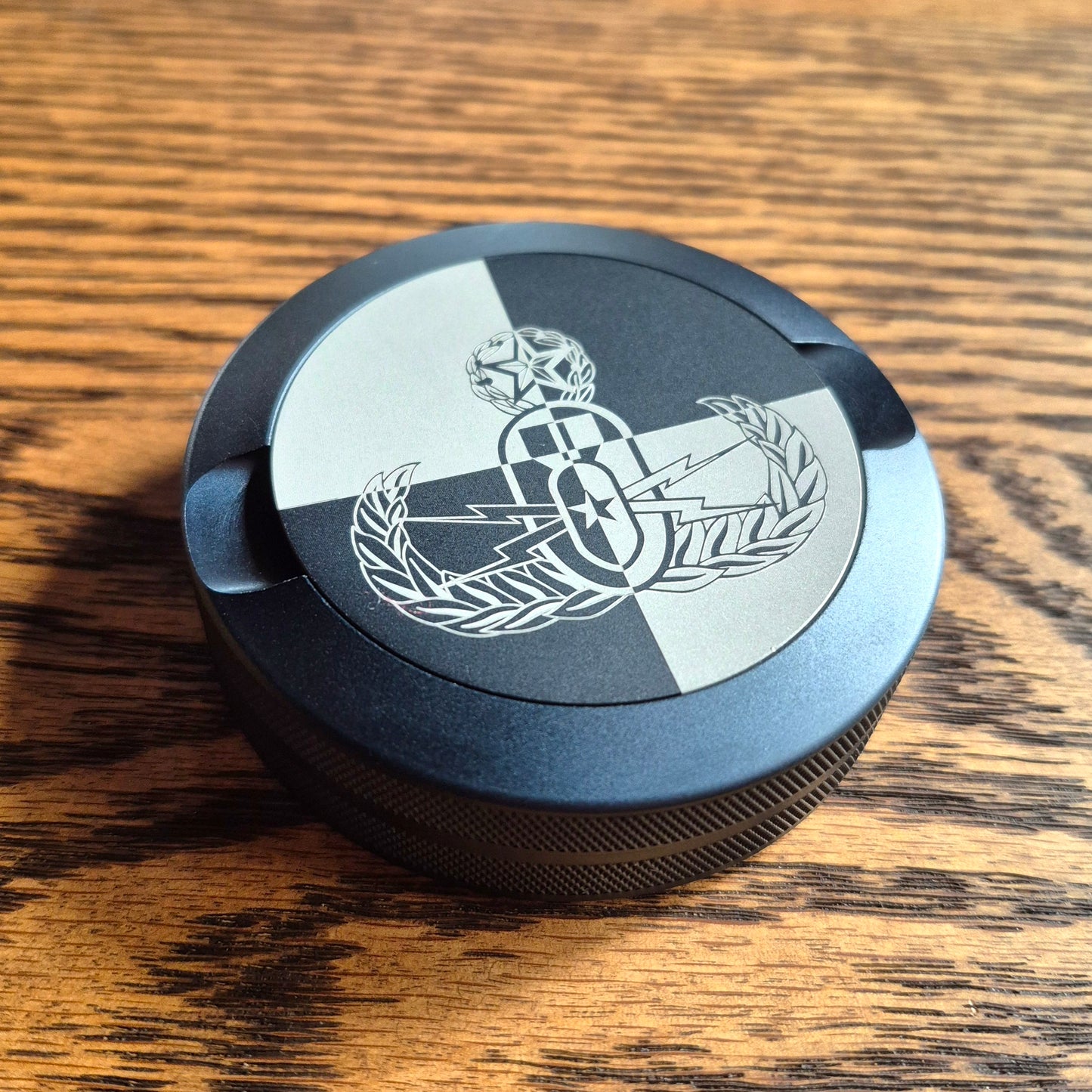 Smokeless Nicotine Container - "Master Badge"
