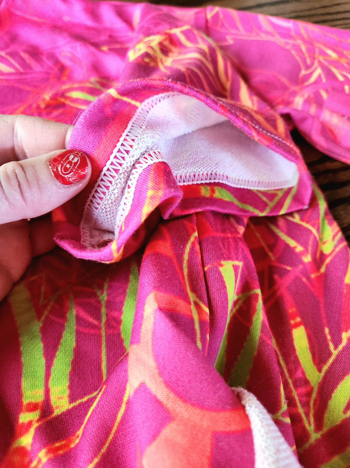 Print On Demand - French Terry Cropped Tee - "EOD Mixed Badges" (Lemon Lime on Black)