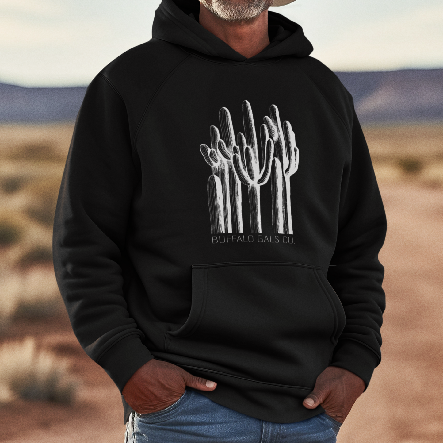 Hoodie Sweat Shirt - "Saguaro Forest"