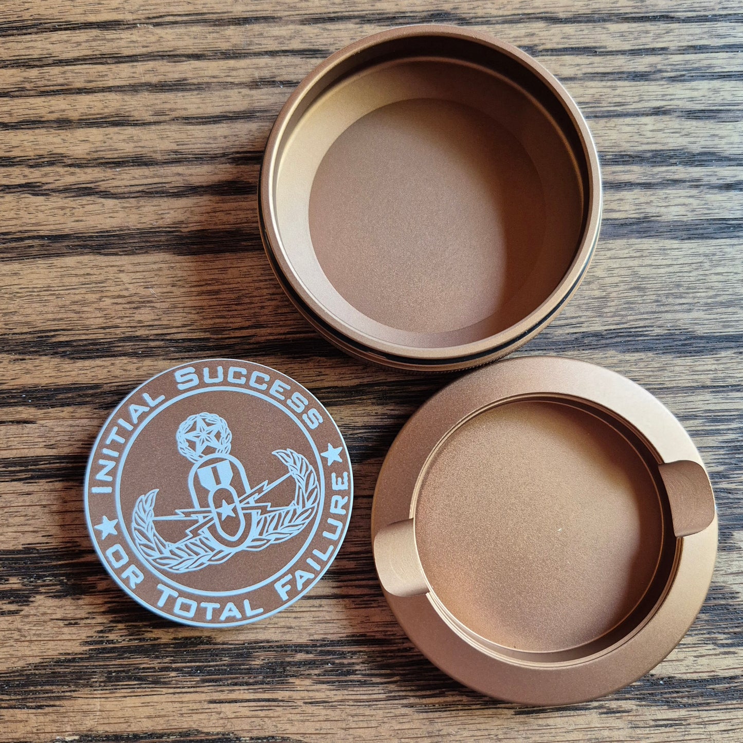 Smokeless Nicotine Container - "EOD Coin"