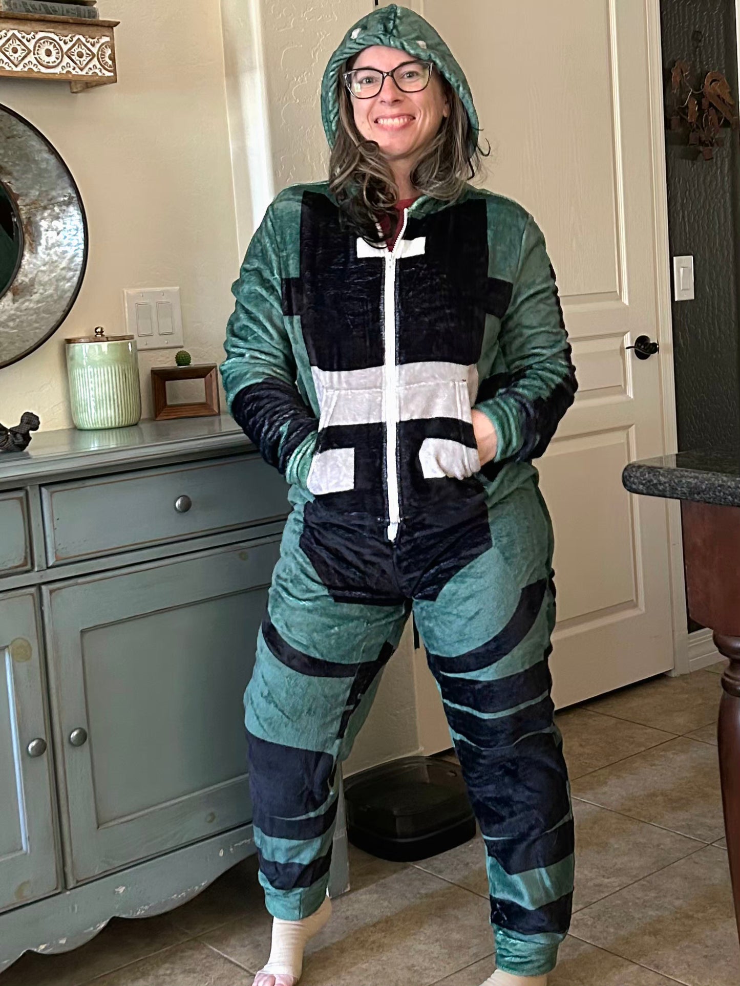 Adult Plush Onesie - "Bombsuit"